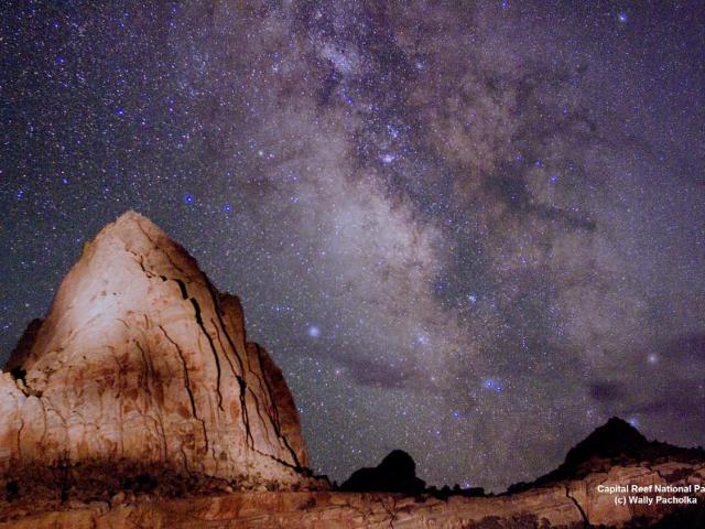 The Milky Way over Utah