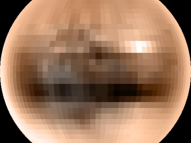 Pluto in True Color