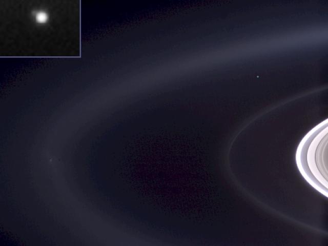 Earth from Saturn