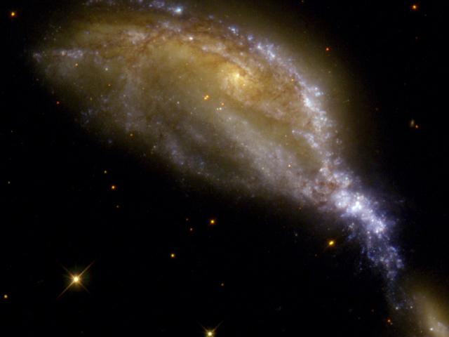 A Galaxy Collision in NGC 6745