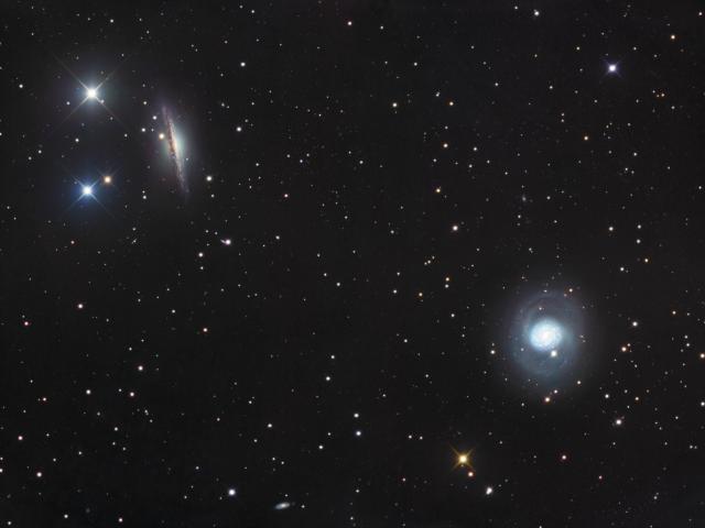 NGC 1055 and M77
