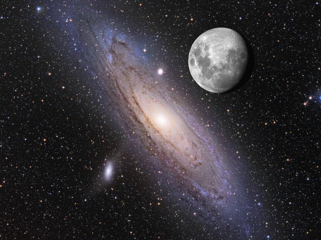 Moon Over Andromeda