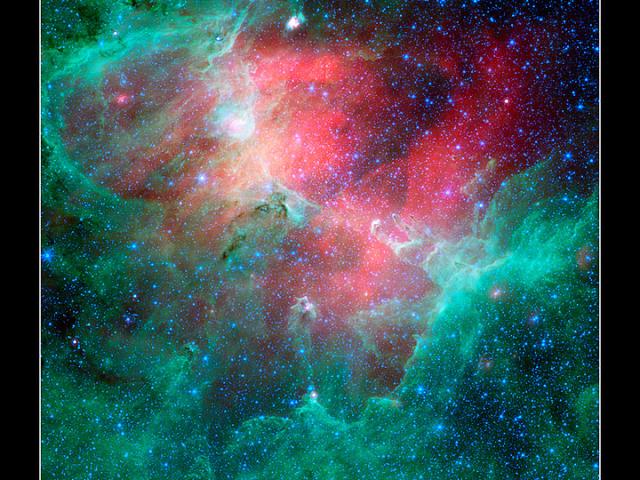The Eagle Nebula in Infrared