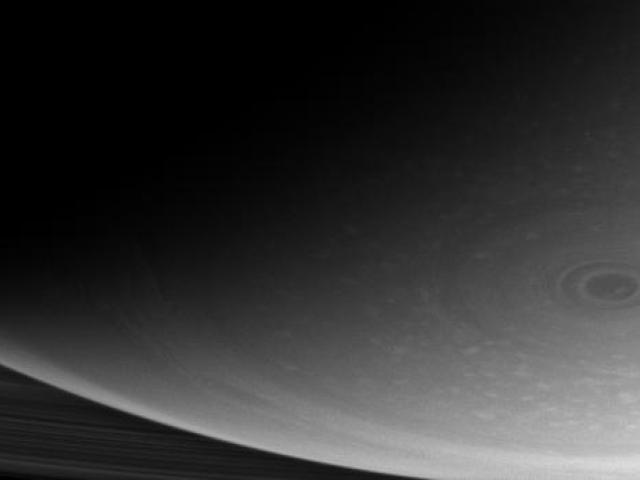 Saturn from Below