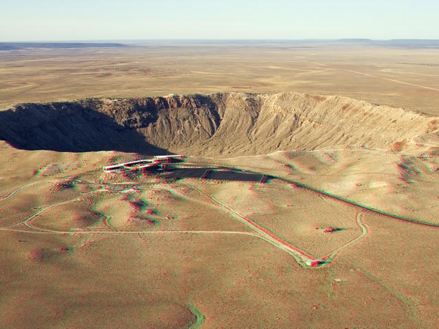 3D Barringer Meteorite Crater