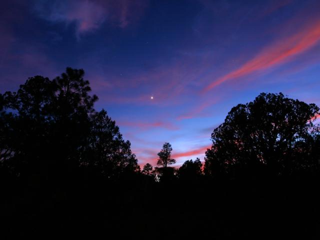 Red, White, and Blue Sky