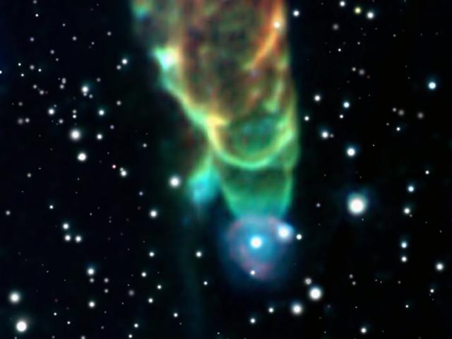 Cosmic Tornado HH 49 50