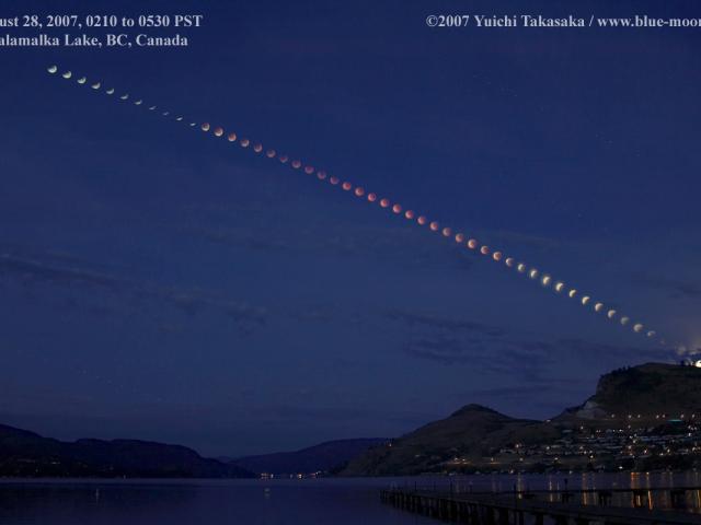 Kalamalka Lake Eclipse