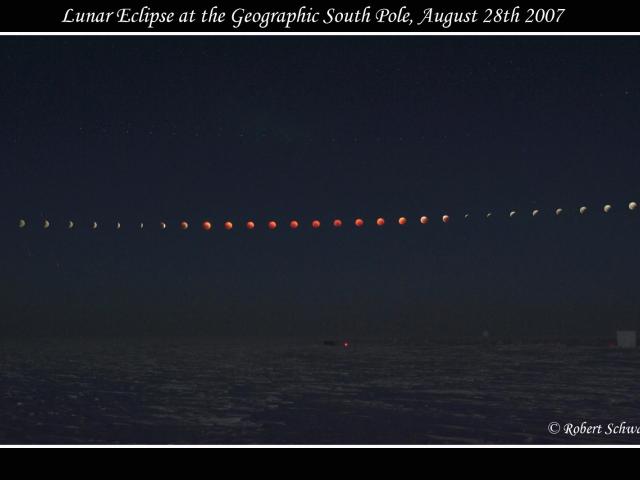 South Pole Lunar Eclipse