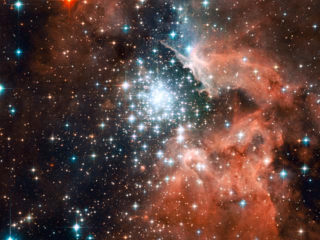 Starburst Cluster in NGC 3603
