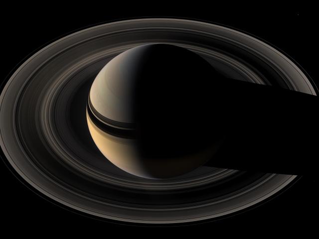 Crescent Saturn