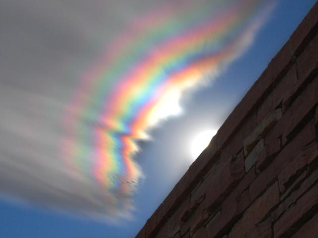 An Iridescent Cloud Over Colorado