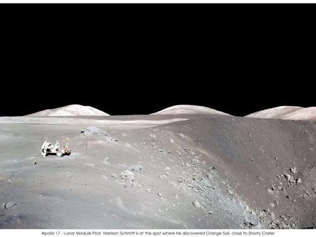 Apollo 17: Shorty Crater Panorama