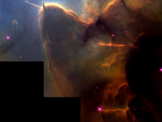 Trifid Pillars and Jets