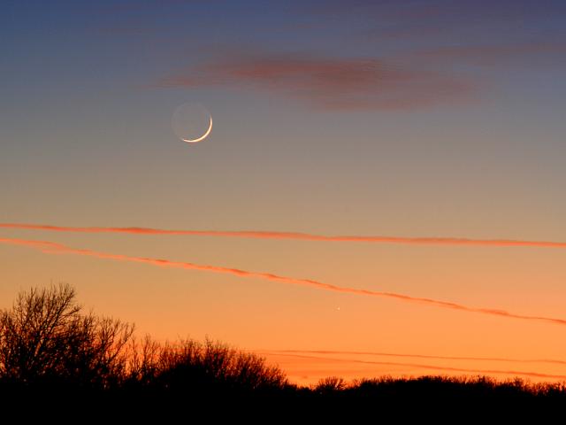 Mercury Chases the Sunset