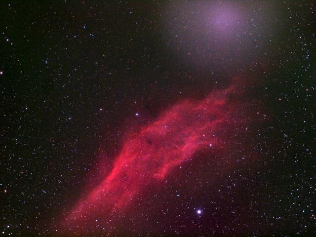 Comet over California