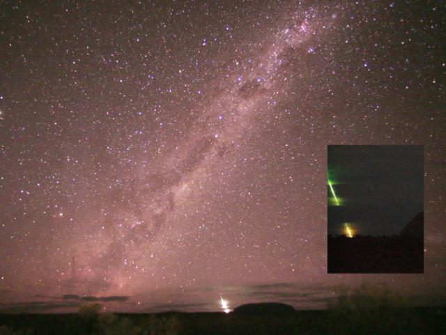Fireball at Ayers Rock