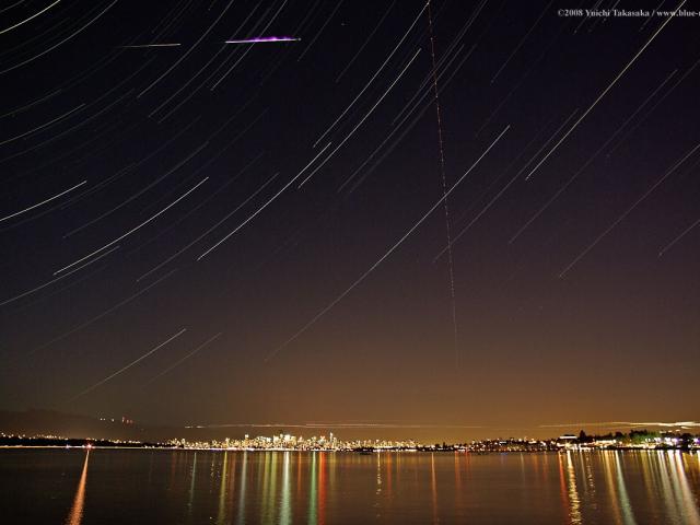 Perseid over Vancouver