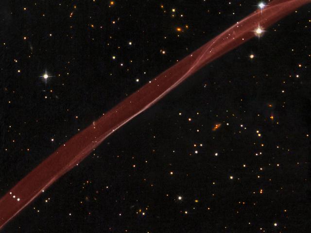 SN 1006: A Supernova Ribbon from Hubble