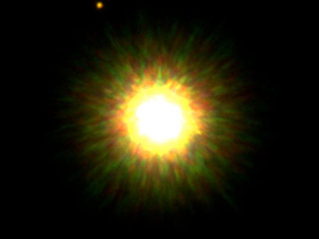 Companion of a Young, Sun-like Star