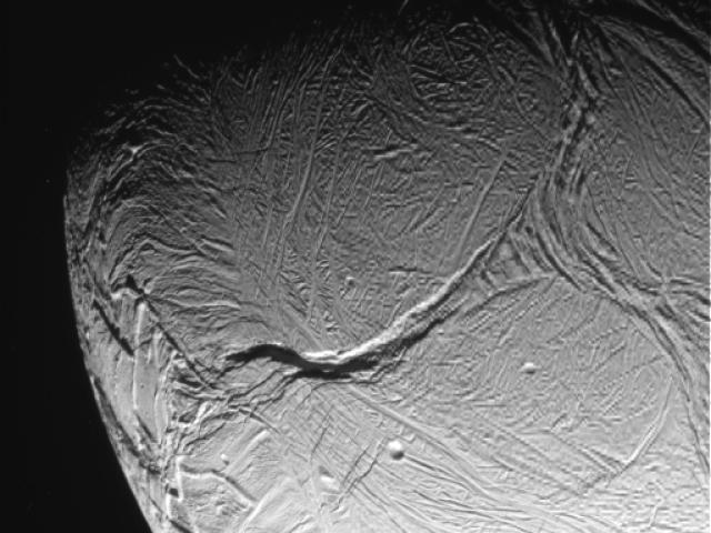 An Enceladus Tiger Stripe from Cassini