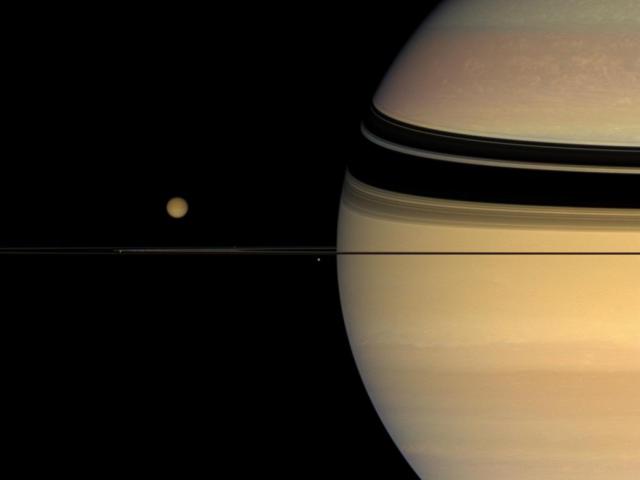 Moons, Rings, and Unexpected Colors on Saturn