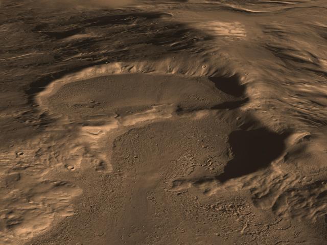 Radar Indicates Buried Glaciers on Mars