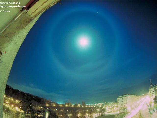 A Halo Around the Moon