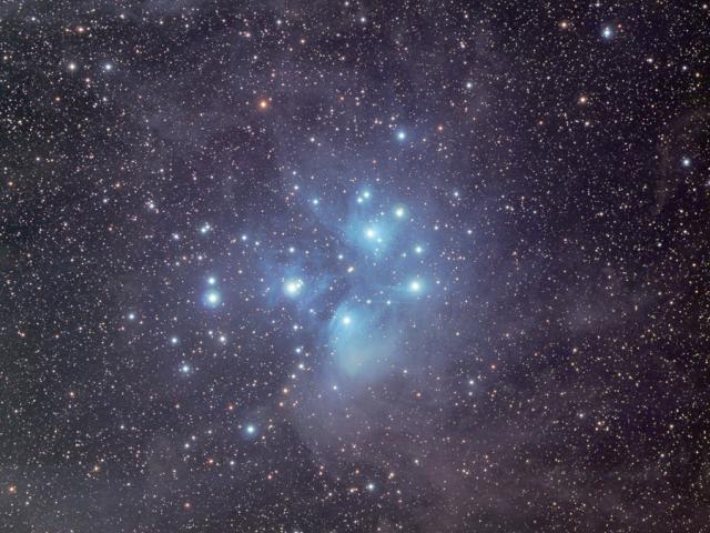 M45: The Pleiades Star Cluster