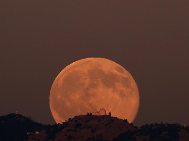 Lick Observatory Moonrise
