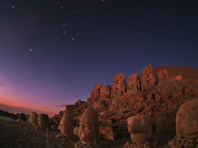 Orion Dawn Over Mount Nemrut