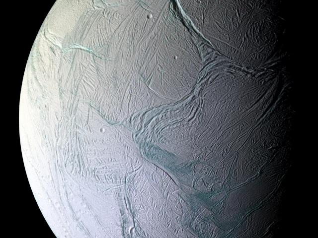 Labtayt Sulci on Saturns Enceladus