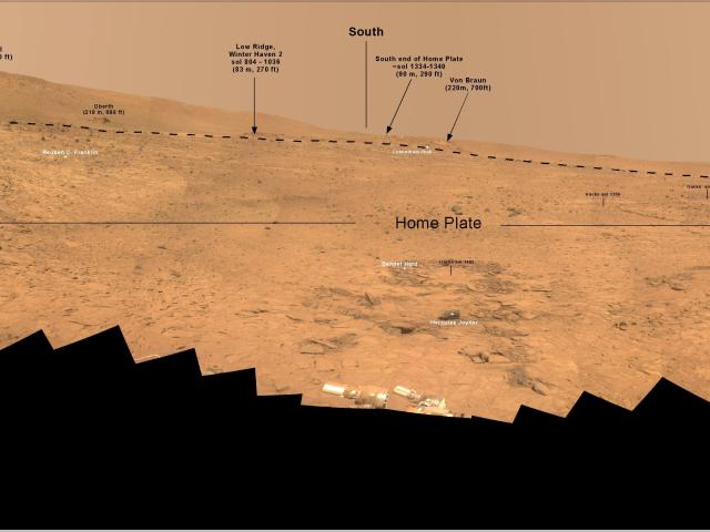 Bonestell Panorama from Mars