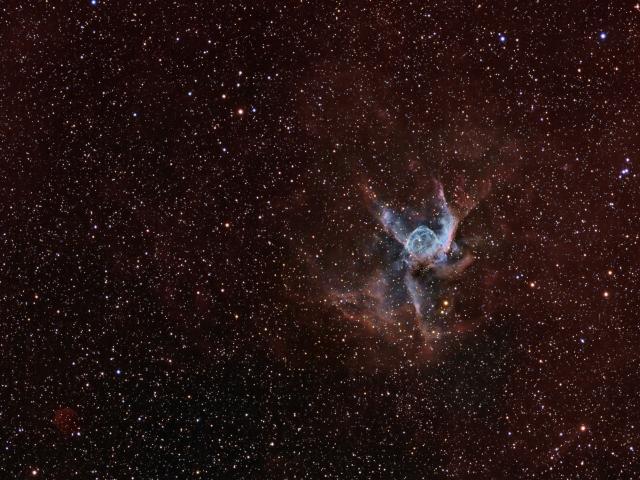 Thor’s Helmet (NGC 2359) and Planetary Nebula
