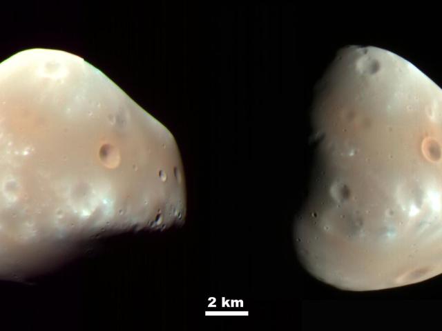 Martian Moon Deimos from MRO