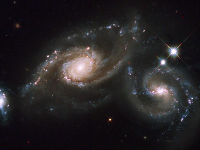 APOD: 2009 April 7 The Colliding Spiral Galaxies of Arp 274