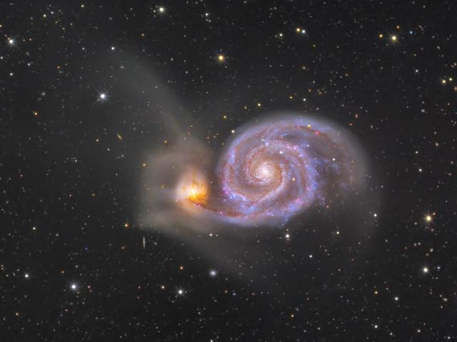 Whirlpool Galaxy Deep Field