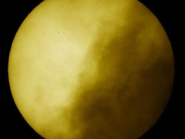 Sunspots on a Cloudy Day
