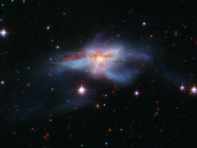 NGC 6240: Merging Galaxies