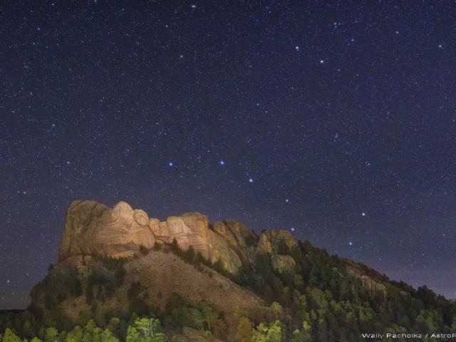 Mount Rushmore’s Starry Night
