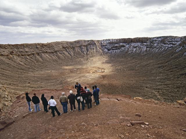 Inside Barringer Meteor Crater