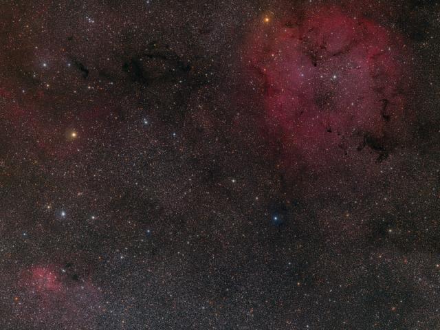 IC 1396 and Surrounding Starfield