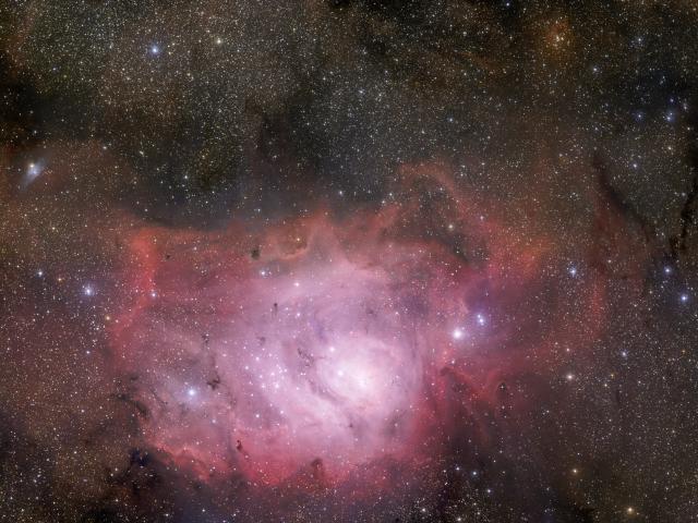 The Lagoon Nebula from GigaGalaxy Zoom