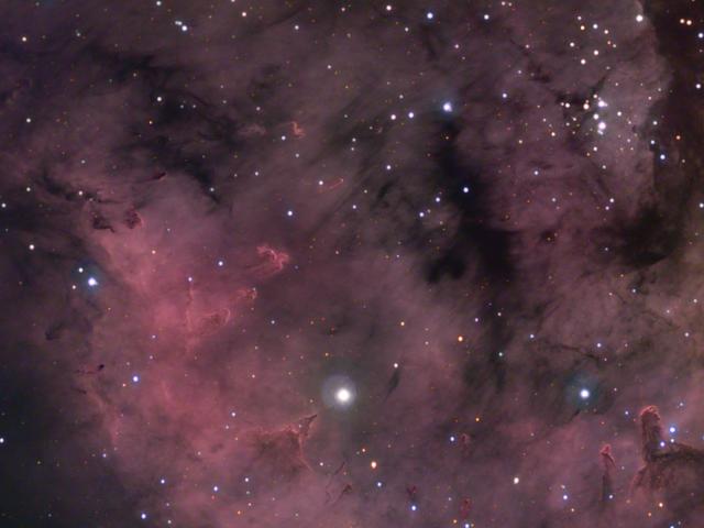 The Star Pillars of Sharpless 171
