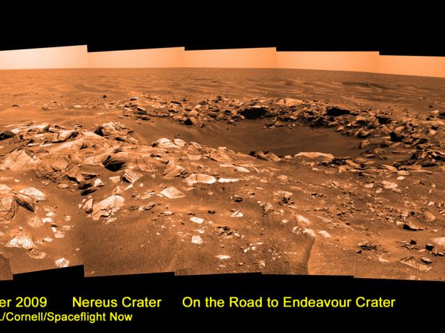 Nereus Crater on Mars