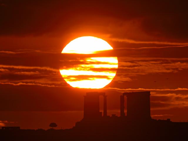 December Sunrise, Cape Sounion
