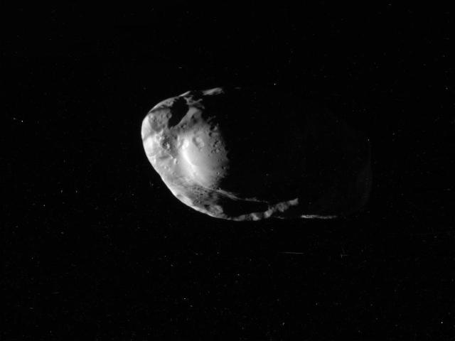 Shepherd Moon Prometheus from Cassini
