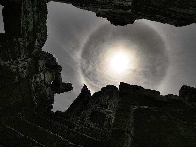 A Sun Halo Over Cambodia