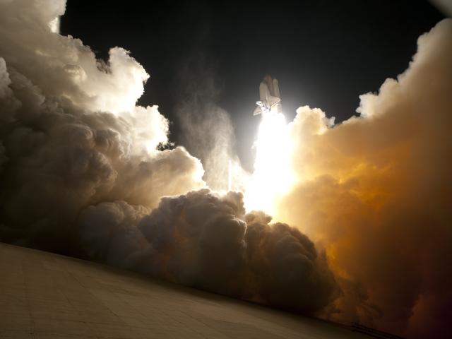Night Launch of the Space Shuttle Endeavour