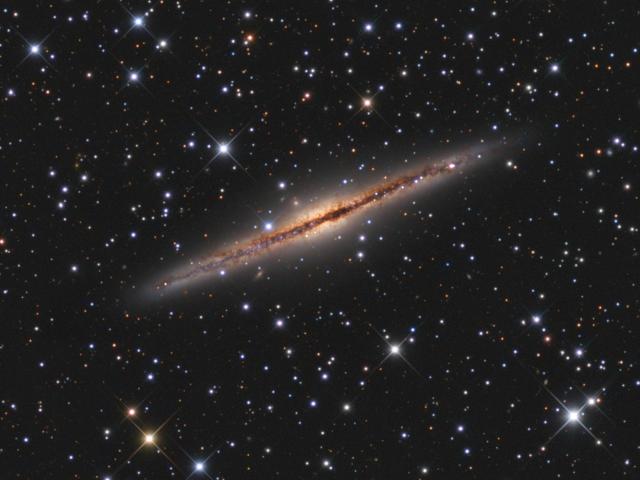Edge-on Spiral Galaxy NGC 891